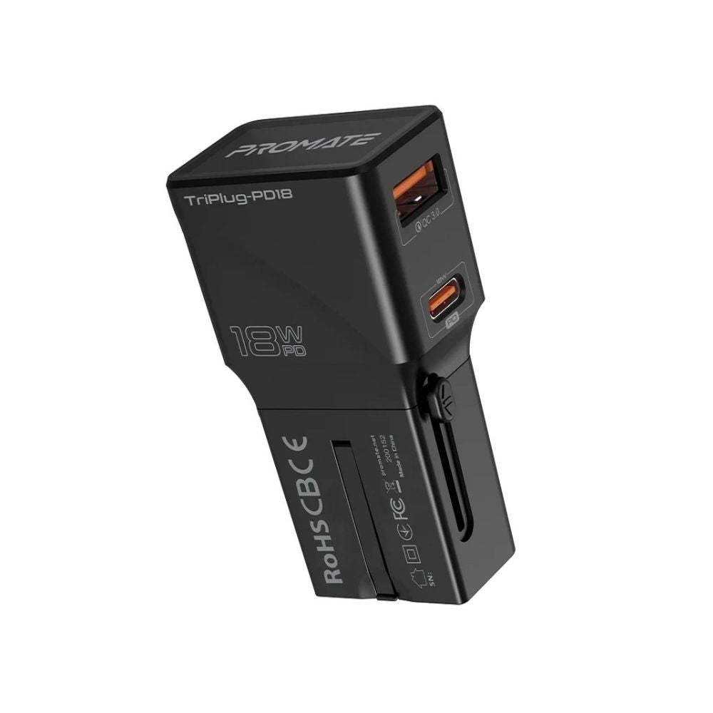 Promate Triplug-PD18 Universal Power Plug Promate Triplug-PD18 Universal Power Plug